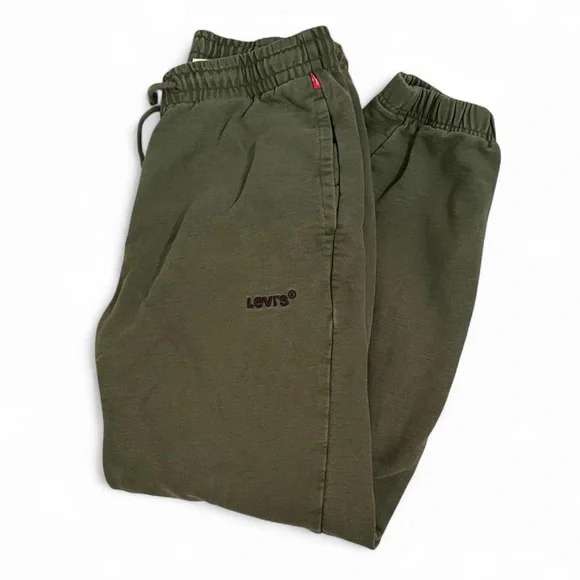 Levi’s Green Jogger Sweatpants Relaxed Fit S - Picture 1 of 8